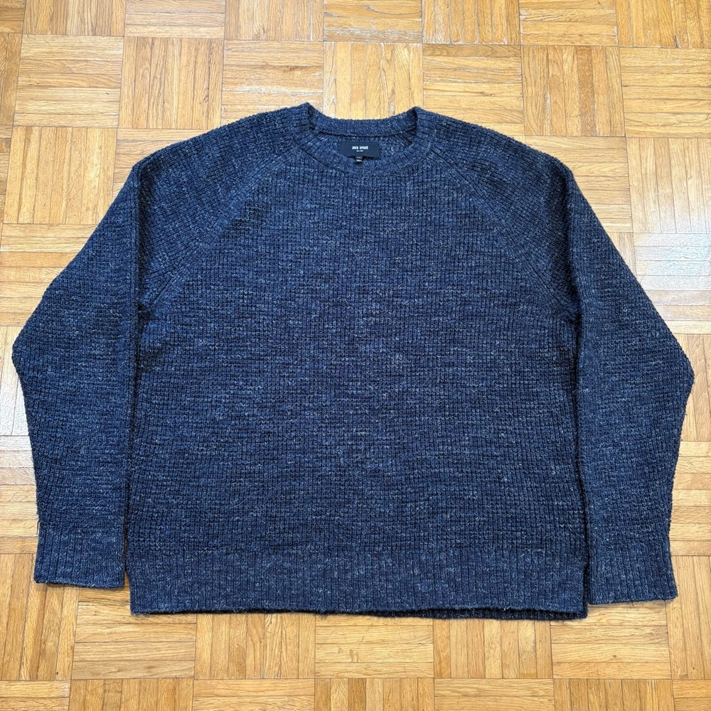Jack Spade Blue Knitted Crewneck Sweater